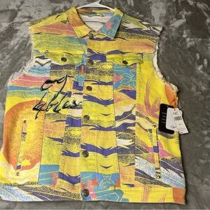 Vibrant Yellow Sleeveless Shirt